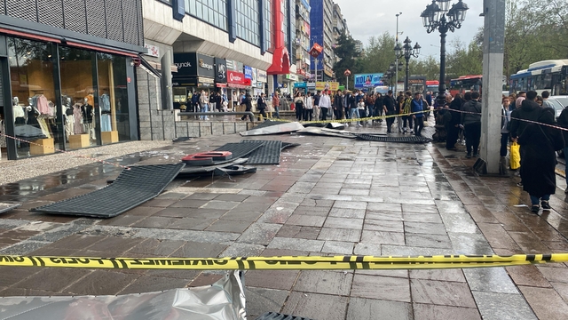 Ankara'da sağanak ve fırtına etkili oldu