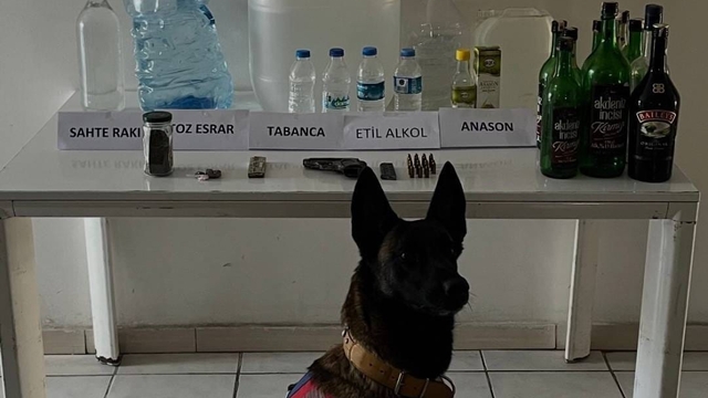 Samsun'da sahte içki operasyonunda bir şüpheli yakalandı
