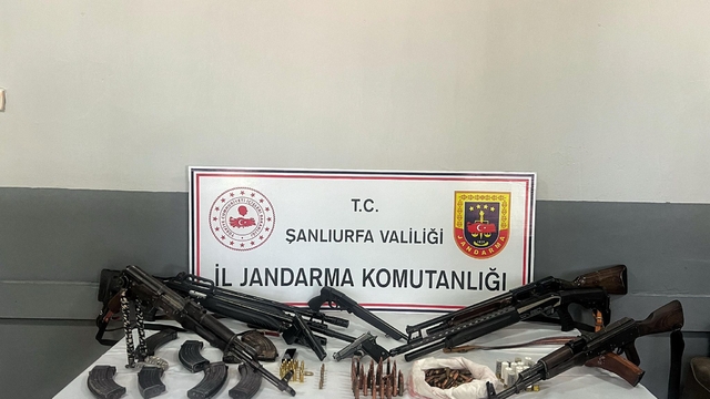 Şanlıurfa'da silah kaçakçılığı operasyonunda 7 zanlı yakalandı