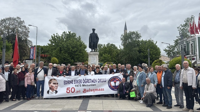 Edirne Öğretmen Okulu Mezunları 50. yıl buluşma etkinliği düzenlendi