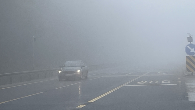 Bolu Dağı'nda sis etkili oldu