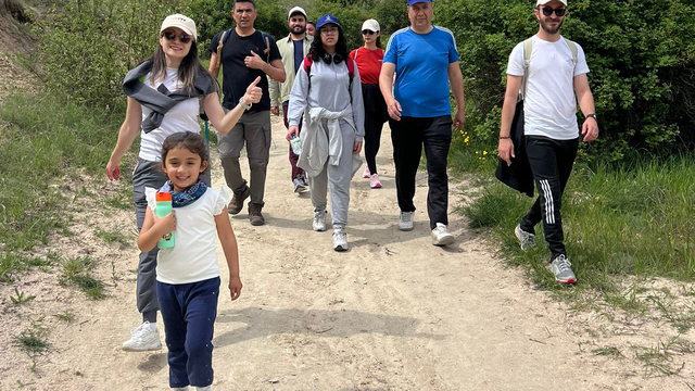 Kapadokya'da "Sağlık İçin Hareket Et Günü" kapsamında yürüyüş yapıldı