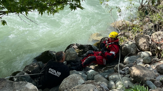 Derede akıntıya kapılan İbrahim'i arama çalışmalarında 2'nci gün