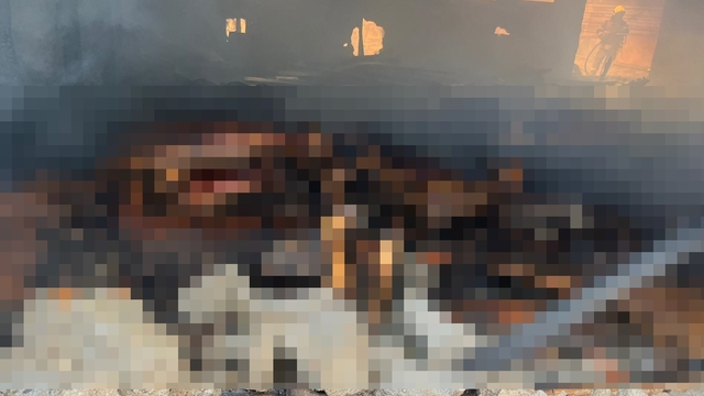 Ağılda çıkan yangında 42 küçükbaş öldü