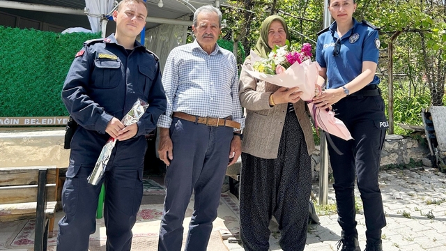 Ağın'da "Anneler Günü" dolayısıyla şehit annesi ziyaret edildi