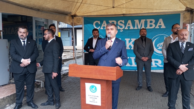 Çarşamba Ülkü Ocakları'nın yeni hizmet binası açıldı