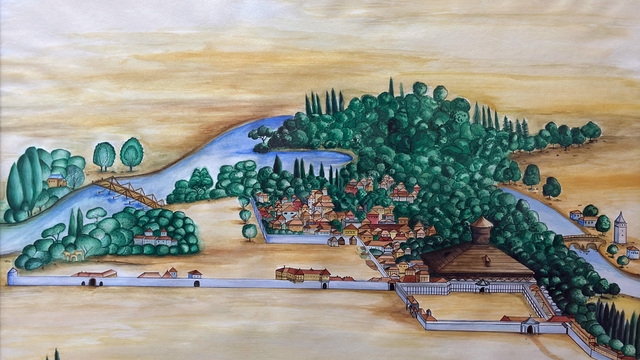 Edirne Sarayı'nın 17'nci yüzyıldaki halini net gösteren gravür İsviçre'de bulundu