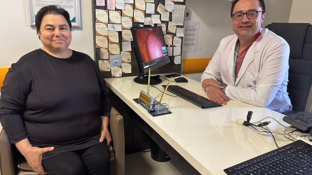 5 yıldır taşıdığı 2,5 kilogramlık miyomdan kapalı ameliyatla kurtuldu