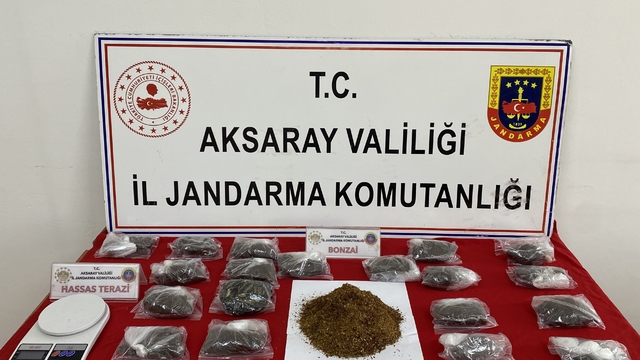 Aksaray'da uyuşturucu operasyonunda 2 şüpheli tutuklandı