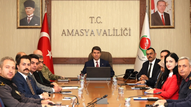 Amasya'da İl Güvenlik ve Asayiş Toplantısı gerçekleştirildi