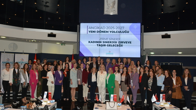 ANGİKAD Başkanı Gözde Diker, oy birliğiyle yeniden başkan seçildi