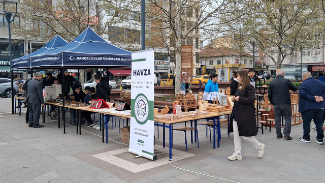 Havza MTAL tanıtım standı açtı