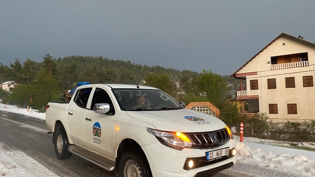 Mersin'de dolu etkili oldu