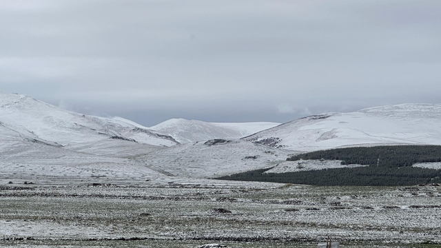 Ardahan'ın yüksek kesimlerinde kar yağışı