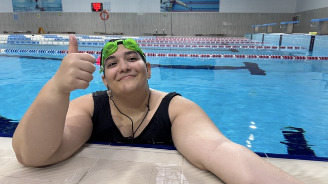 Adıyaman'da özel sporcular yüzme yarışlarında buluştu