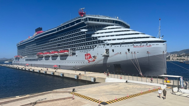 Bodrum'a kruvaziyerle 2 bin 548 turist geldi
