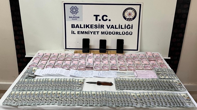 Balıkesir'de tefecilik operasyonunda 6 kişi yakalandı
