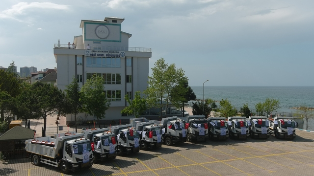 Ordu Büyükşehir Belediyesine yeni 10 iş makinesi alındı