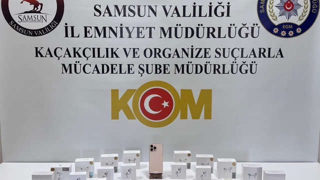 Samsun'da kaçak elektronik ürün operasyonunda 1 kişi yakalandı