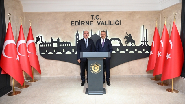 Çanakkale Valisi Toraman'dan Edirne Valisi Sezer'e ziyaret