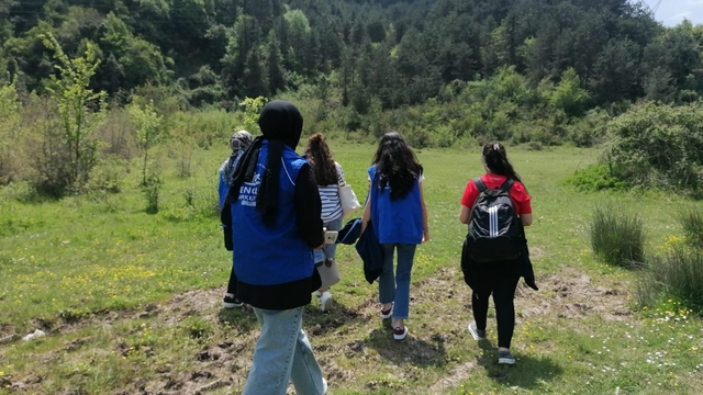 Cide ilçesinde doğa yürüyüşü düzenlendi