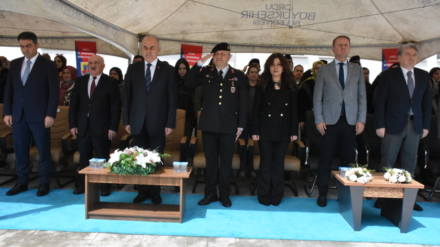 Ordu'da engelliler bir günlük askerlik yaptı