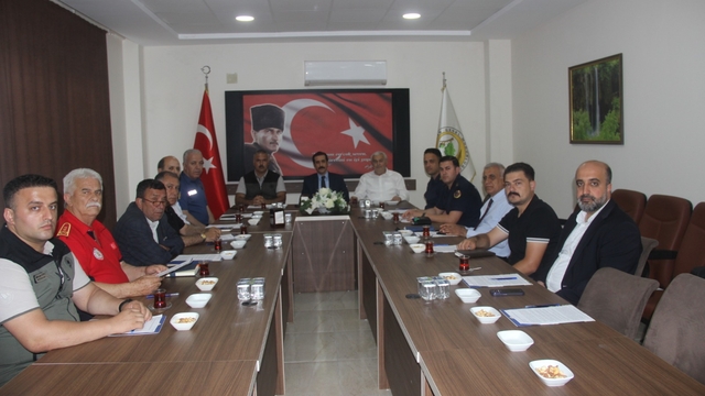 Bozyazı'da orman yangınlarıyla mücadele toplantısı yapıldı