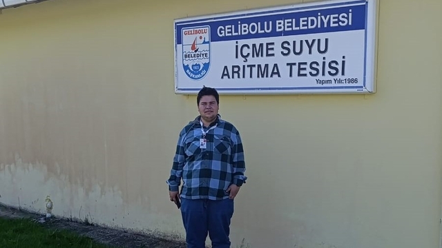 Gelibolu'da su arıtma depolarının temizliği yapıldı