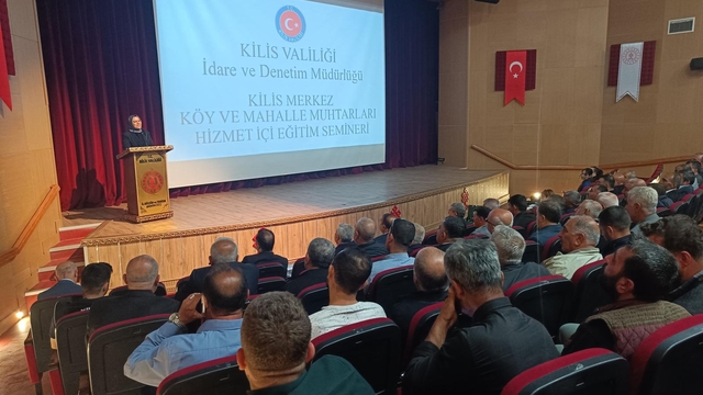 Yeşilay Kilis "Bağımsızlık Seferberliğini" muhtarlara tanıttı