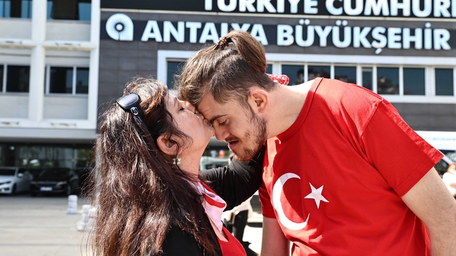 Antalya'da temsili askerlik yapacak engelli bireyler için uğurlama töreni düzenlendi