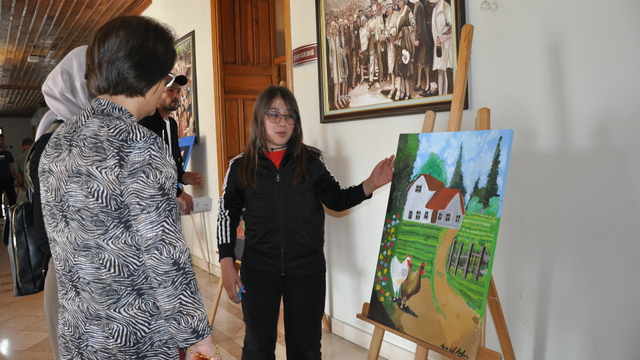Silifke'de öğrencilerin çalışmaları sergide buluşturuldu