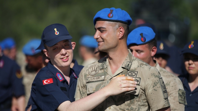 Muğla'da 64 engelli genç askerlik hayalini gerçekleştirdi