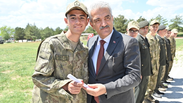 Kırıkkale'de 30 engelli bir günlük askerlik sevinci yaşadı