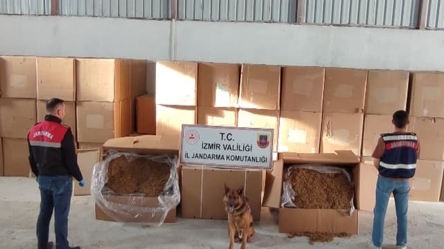 Menderes'te 6 kilo 840 gram kaçak tütün ele geçirildi