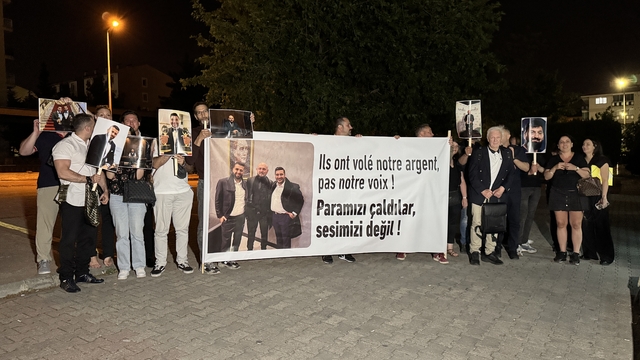 Denizli'de yüksek kazançlı yatırım vaadiyle dolandırıcılık sanıkları hakim karşısında