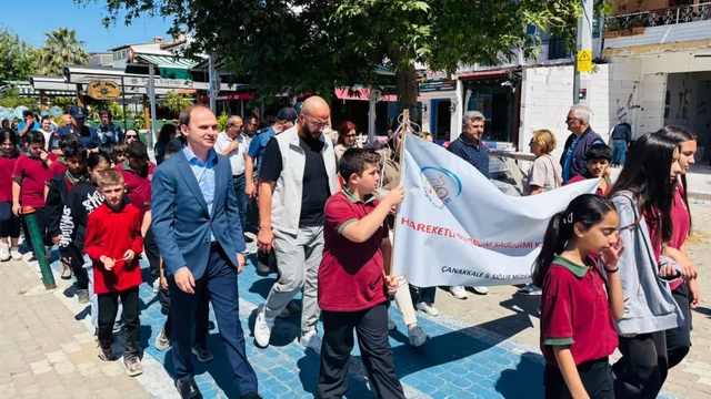 Ayvacık'ta "Sağlık için hareket et" etkinliği yapıldı