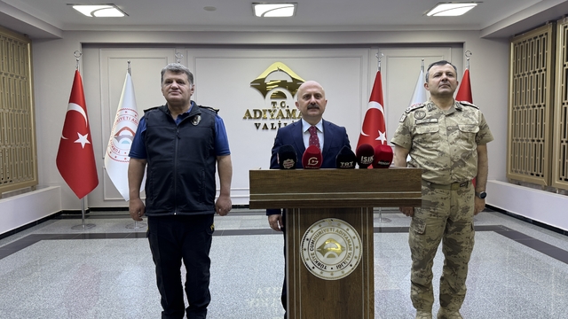 Adıyaman Valisi Osman Varol, kentin bir aylık asayiş verilerini açıkladı