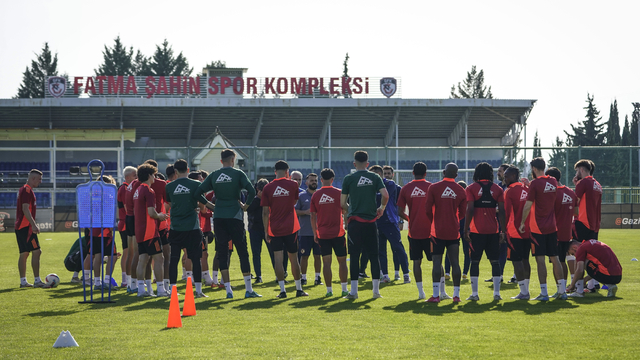 Gaziantep FK, Antalyaspor maçının hazırlıklarını devam etti