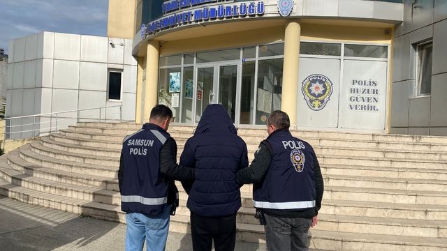 Samsun'da 13 yıl 9 ay kesinleşmiş hapis cezası bulunan hükümlü yakalandı