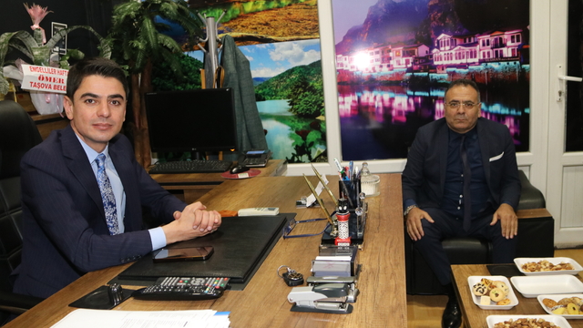Taşova Kaymakamı Kartal, Engelliler Derneğini ziyaret etti