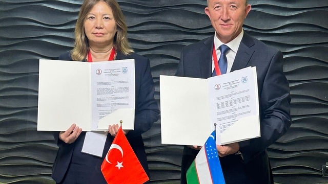 OMÜ ile Namangan Devlet Pedagoji Enstitüsü arasında işbirliği protokolü imzalandı