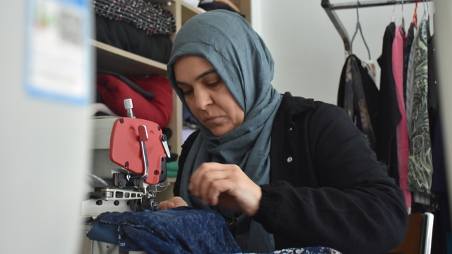 Gümüşhane'de terzilik kursu iki çocuk annesine gelir kapısı oldu