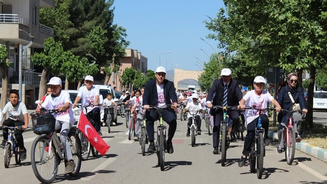 Batman'da bisiklet turu düzenlendi