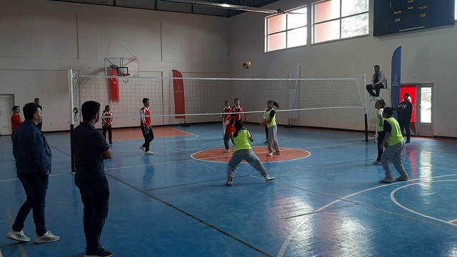 Ortaköy ilçesinde voleybol turnuvası düzenlendi