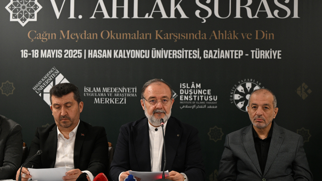 Gaziantep'te gerçekleştirilen 6. Ahlak Şurası sonuç bildirgesi açıklandı