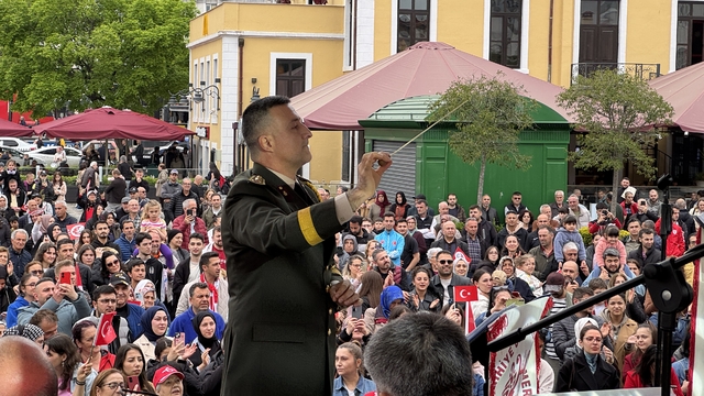 Samsun'da askeri bando konser verdi