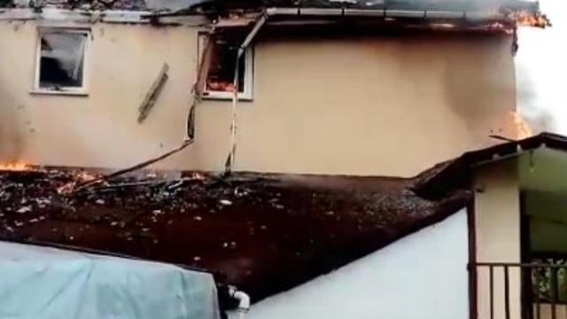 Karabük'te cami yangını