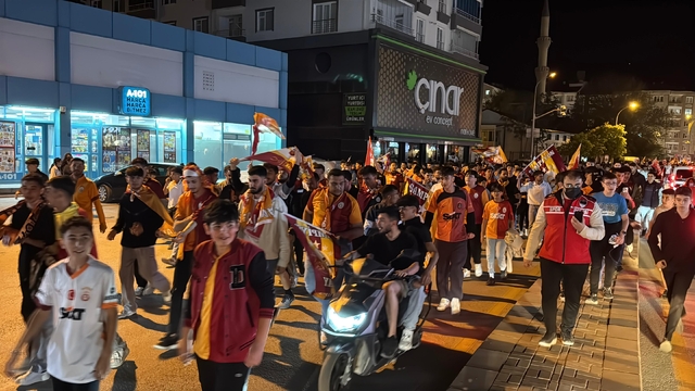 Kırşehir'de Galatasaray'ın şampiyonluk kutlaması