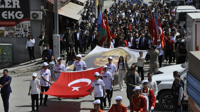 Çukurca'da 19 Mayıs Atatürk'ü Anma, Gençlik ve Spor Bayramı kutlandı