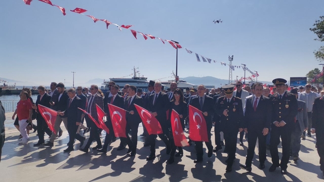 Mudanya'da 19 Mayıs Atatürk'ü Anma Gençlik ve Spor Bayramı kutlandı